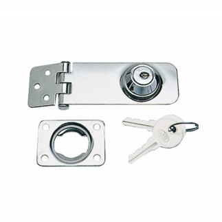 Anahtarlı Paslanmaz Çelik Kilit 76X34mm - LHR