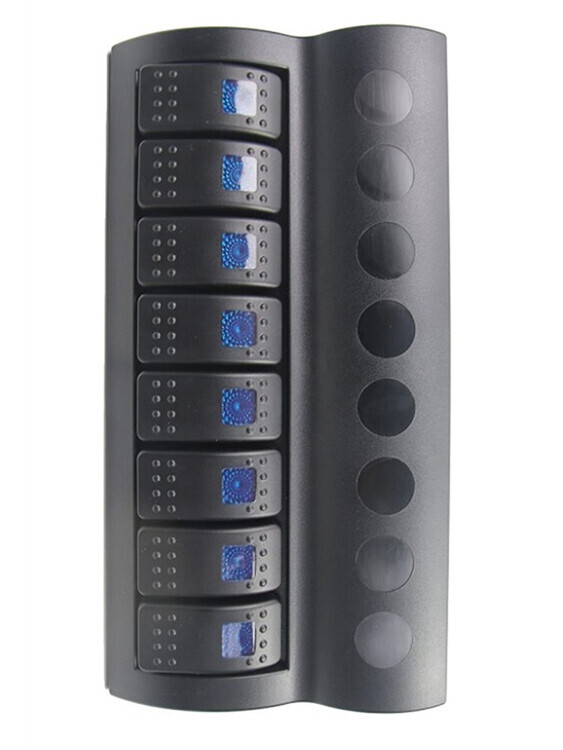 BFY Marin Otomatik Sigortalı Switch Panel, Mavi Işıklı - 3