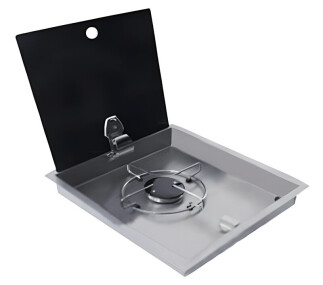 BIO Cam Kapaklı Gömme Tekli Ocak FSM3449 - BIO