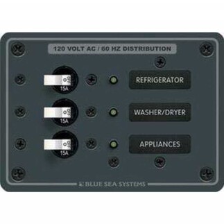 Blue Sea Systems A.C. 3 Pozisyonlu Sigorta Paneli - BLUE SEA SYSTEMS