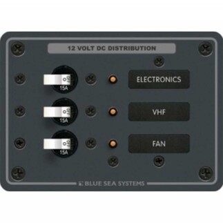 Blue Sea Systems DC 3 Pozisyonlu Sigorta Paneli - BLUE SEA SYSTEMS