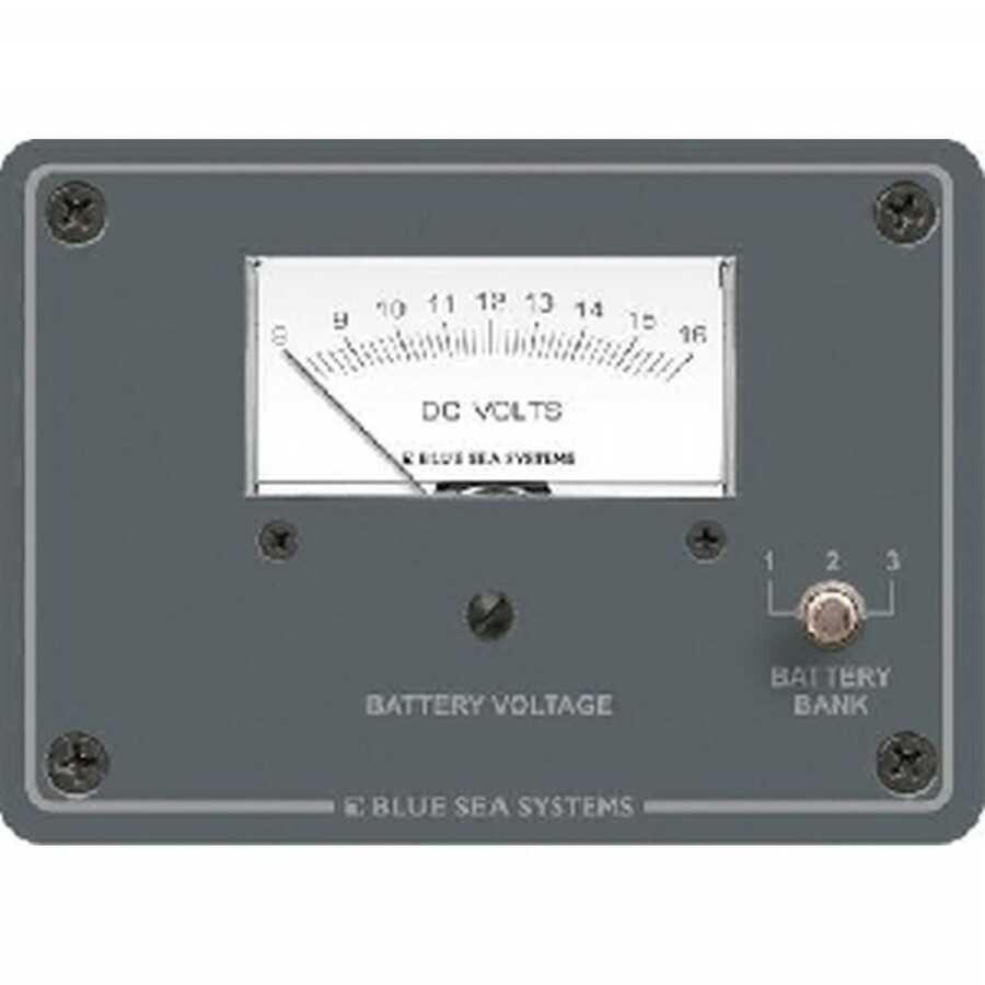 Blue Sea Systems D.C. Analog Voltmetre / 12V - 1