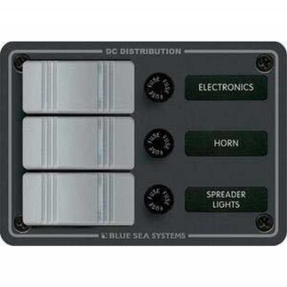 Blue Sea Systems Su Geçirmez Sigorta Paneli, 3 Anahtarlı - BLUE SEA SYSTEMS