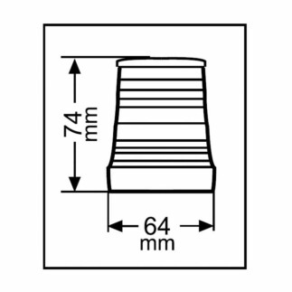 Çıpa Feneri, Paslanmaz Çelik - 12V/10W - 2