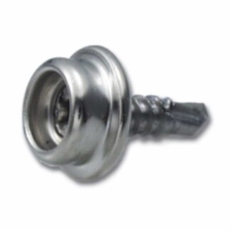 Çıtçıt Alt Parçası, Akıllı Vidalı, Paslanmaz Çelik - FASNAP