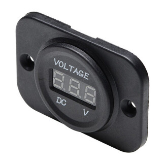 Dijital Voltmetre Göstergesi Siyah 5-30V - 1