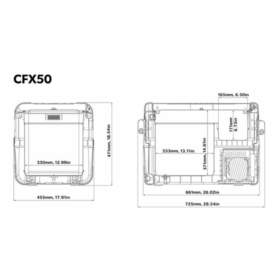 Dometic CFX-50 Kompresörlü Soğutucu 46L Oto Buzdolabı - 4