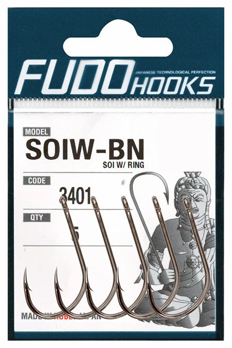 Fudo 3401 SOIW-BN Delikli Siyah Nikel İğne - 1