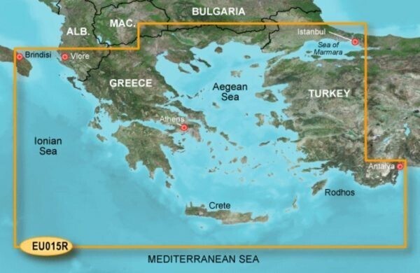 Garmin Bluechart G3 GPS Harita Kartı (Ege/Marmara) - 1
