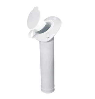 Gömme Olta Ayağı, Kapaklı, Plastik Beyaz - LHR