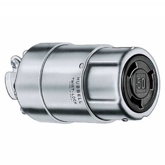 Hubbell 220V Paslanmaz Marin Fiş 50 Amp - HUBBELL
