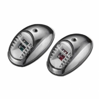 İskele-Sancak Takım Led Seyir Feneri Krom - LHR