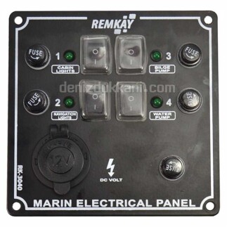 İzoleli Çakmak Soketli Switch Paneli 4lü - LHR