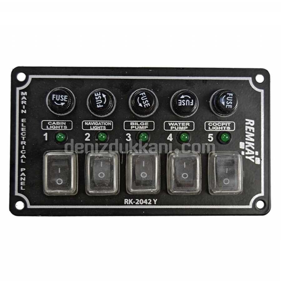 İzoleli Elektrik Switch Panelleri Yatay - 1