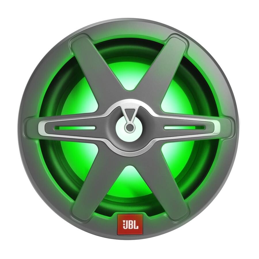 JBL Marin Subwoofer Club Serisi 25cm 900Watt RGB Beyaz-Gri - 8