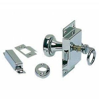 Kapı Kilidi, Kromaj - 95x57 mm - LHR