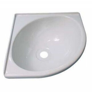 Köşe Evye, Beyaz Abs - 280x280 mm - LHR