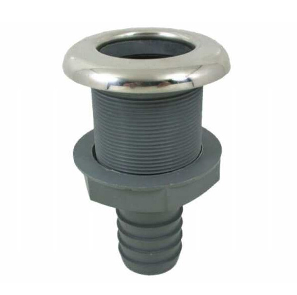 Krom Flanşlı Sintine Çıkışı Düz - 1