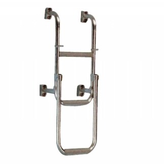 Krom Katlanır Merdiven 2+1 Basamaklı - LHR