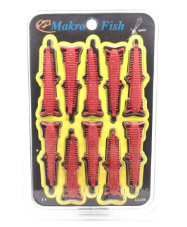 Makro Fish Kokulu Lrf Silikonları 10 Adet - 3