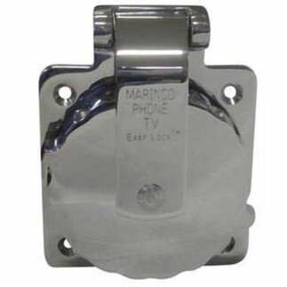 Marinco TV-Telefon Prizi - Tip: Paslanmaz Çelik - MARINCO