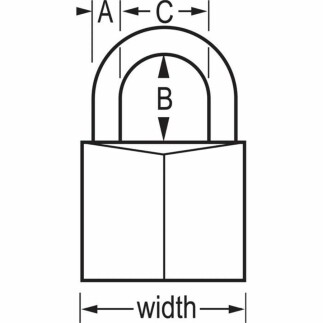 Master Lock 130EURQNOP Masif Pirinç Asma Kilit 30mm-4 Adet - 2