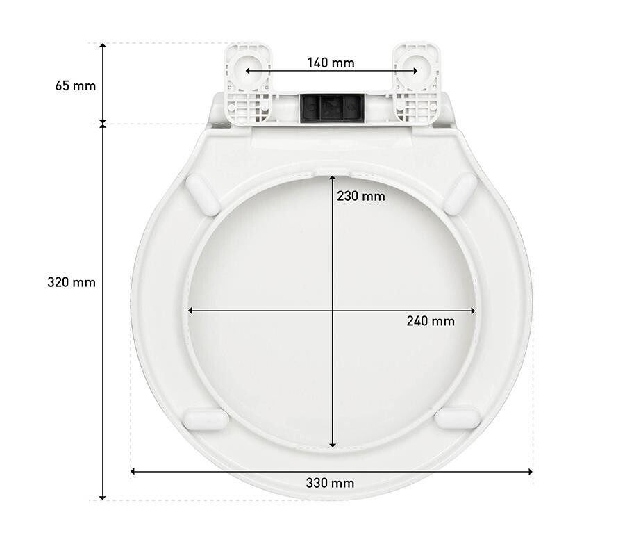 Matromarine Küçük Taş Tuvalet Kapağı, Soft Close - 4