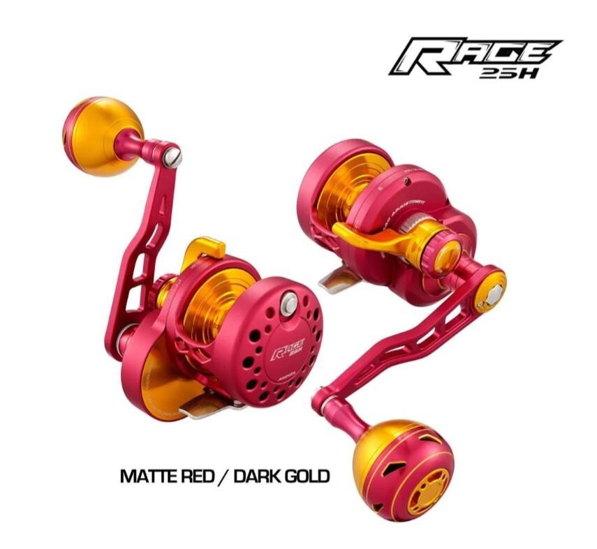 Maxel Rage Slow Jigging R25H M.Red/L.Gold Makına - 1