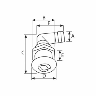 Nuova Rade Tank Hava Firarı 16mm 90° Dirsek - 2