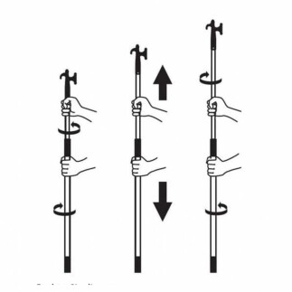 Nuova Rade Teleskopik Kakıç 120-196cm - 2