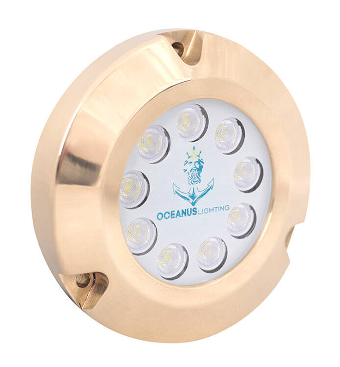 Oceanus OCL0934-B Bronz Su Altı Lambası 9 Led - 2