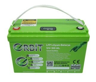 Orbit 12V 100Ah Marine Lityum LiFePO4 Akü - ORBIT