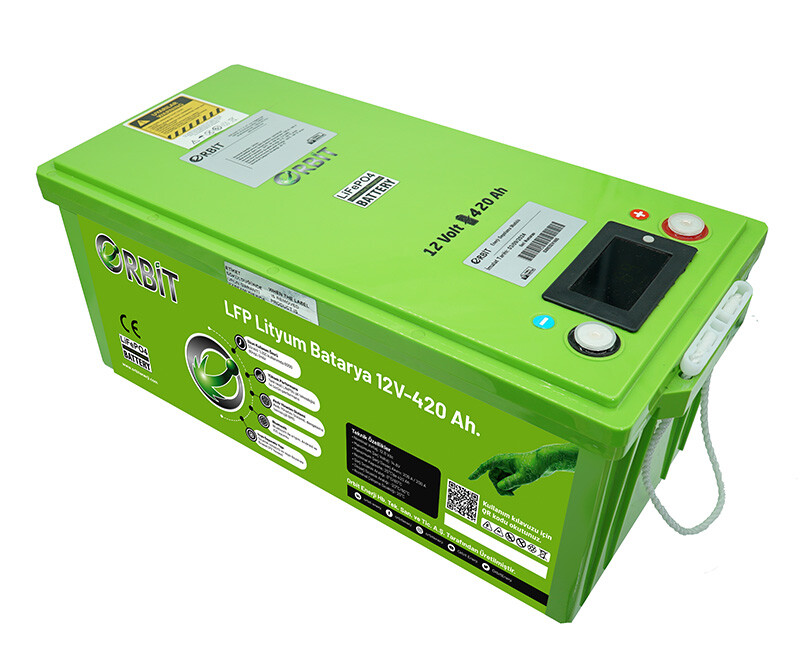 Orbit 12V 420Ah Marine Lityum LiFePO4 Akü - 1