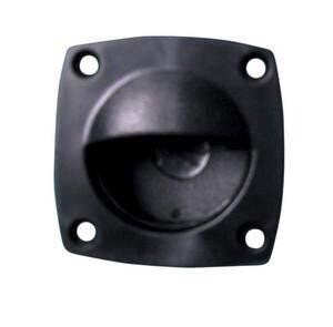 Plastik Kapak Kulbu, Siyah 57x57mm - LHR