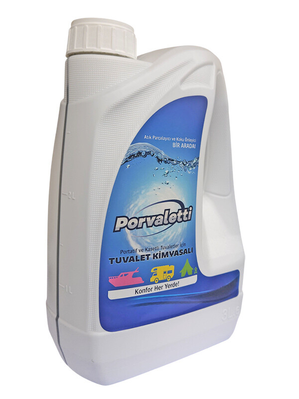 Porvaletti Karavan ve Tekne Portatif Tuvalet Kimyasalı 3 L - 2