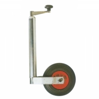 Römork Ön Destek Tekerleği, Galvanizli - Gövde: Ø60mm - LHR