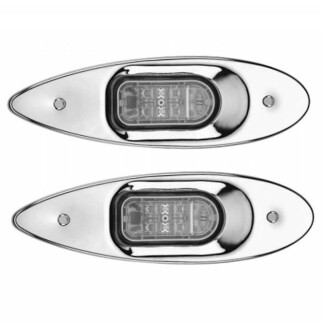 Sancak - İskele Ledli Gömme Seyir Feneri / Krom - LHR