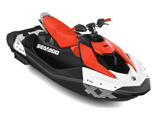 Seadoo Spark 3UP Trixx 90 Jetski (White - Dragon Red ) 2025 - SEADOO