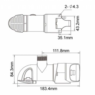 Seaflo Düşük Profil Sintine Pompası 1100GPH - 2