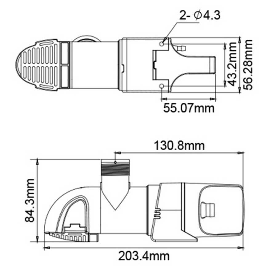 Seaflo Düşük Profil Sintine Pompası Otomatik 1100GPH - 2