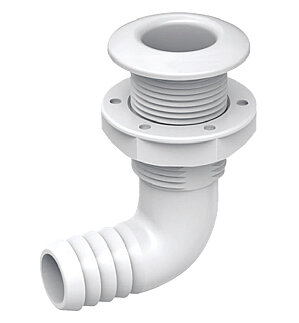 Seaflo Plastik Sintine Çıkışı Dirsekli - SEAFLO