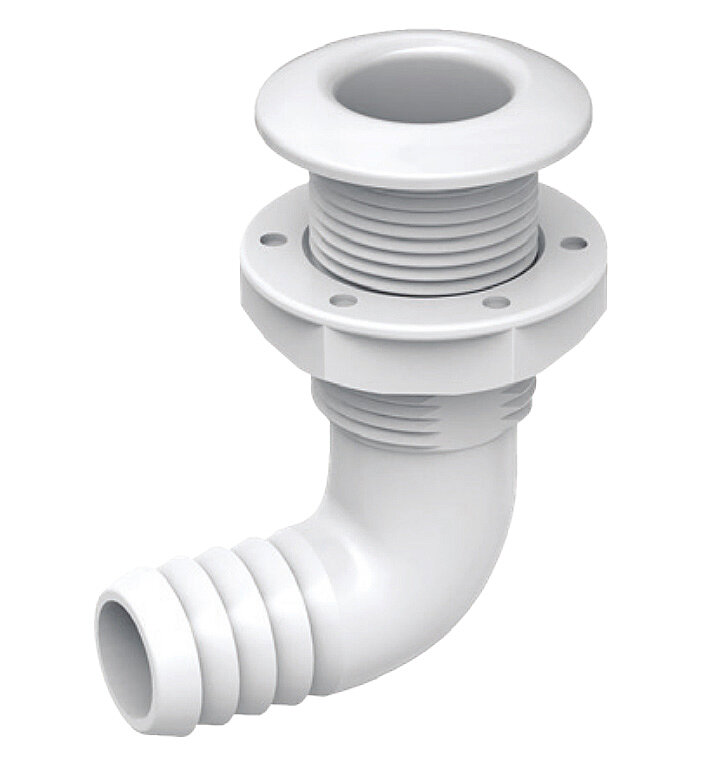 Seaflo Plastik Sintine Çıkışı Dirsekli - 1