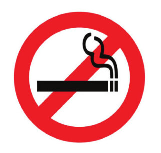 Sigara İçilmez Çıkartması 11cm - LHR