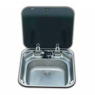 Smev 8006 Serisi Evye, Switch´li Musluk ve Füme Cam Kapak - SMEV