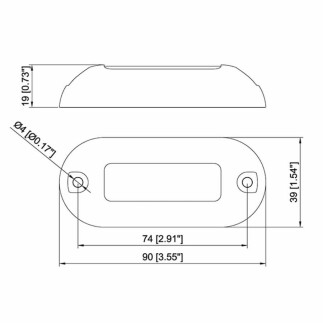 Su Altı Led Oval Lamba 12V - 2