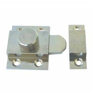 Sürgü Kilit, Çevirmeli Kromaj - 35x45 mm - LHR