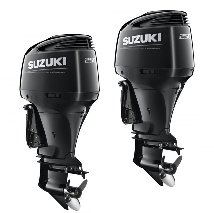 Suzuki 250 HP Elektronik Kumanda Kollu Deniz Motoru (ÇİFT) - 1