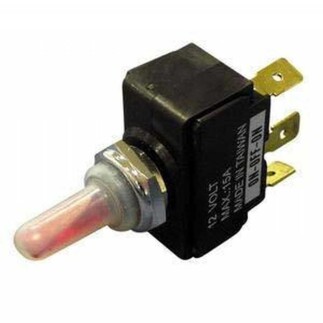 Switch 15 Amper, Işıklı, Şeffaf Silikon Kapakçıklı - LHR