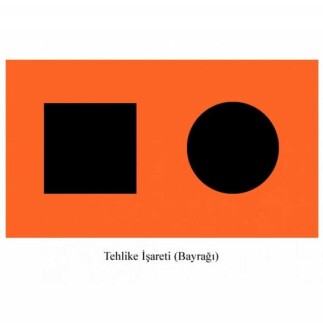 Tehlike Bayrağı 30x45 - LHR