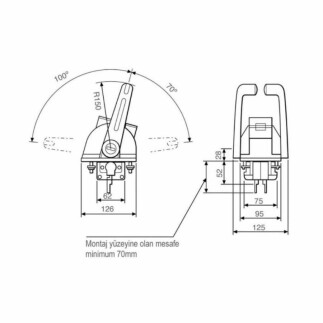 Teleflex Morse KE-4 Elektronik Kumanda Kolu - 3